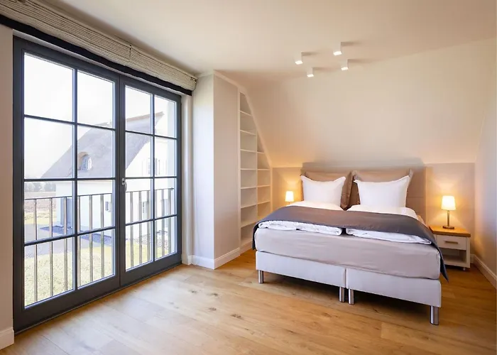 Reetland Am - Premium Reetdachvilla Mit 3 Schlafzimmern, Sauna Und Kamin E03 Dranske